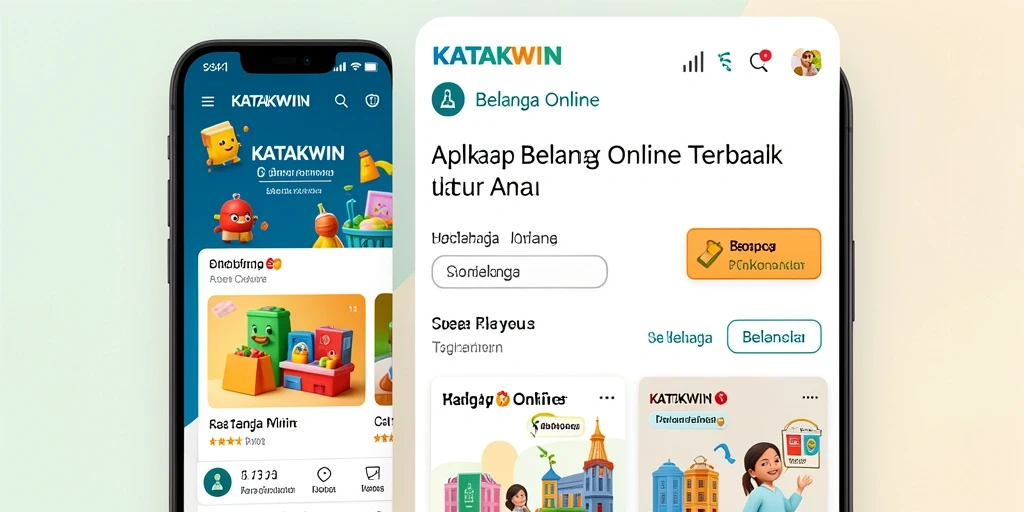 Tampilan antarmuka KATAKWIN dengan berbagai pilihan produk.