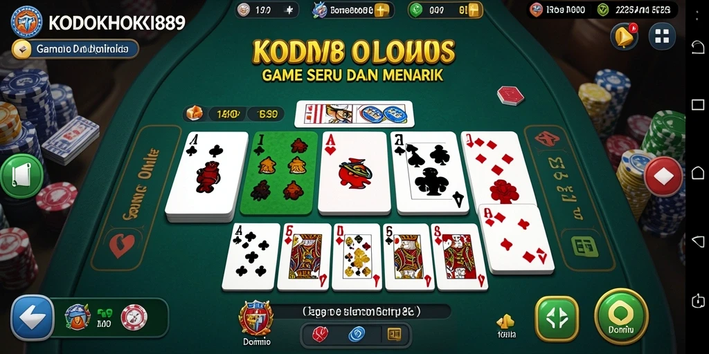 Antarmuka menarik dan fungsional dari KODOKHOKI889 yang memukau.