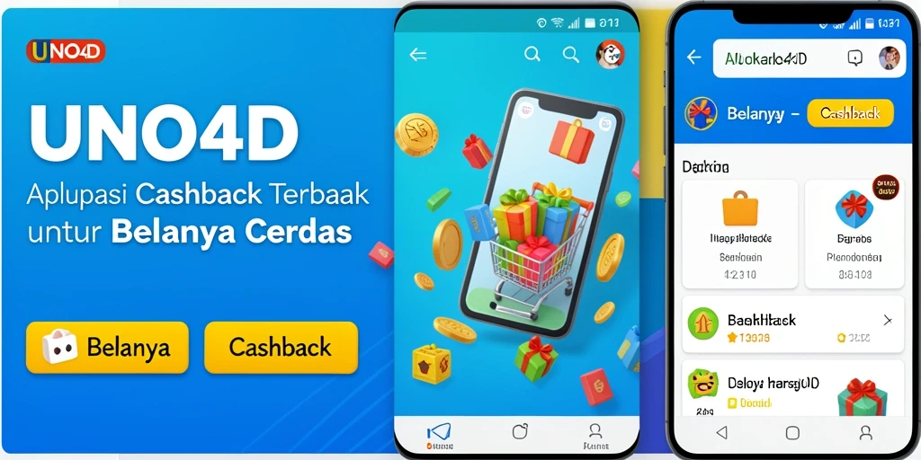 Tampilan antarmuka aplikasi UNO4D yang user-friendly untuk cashback.